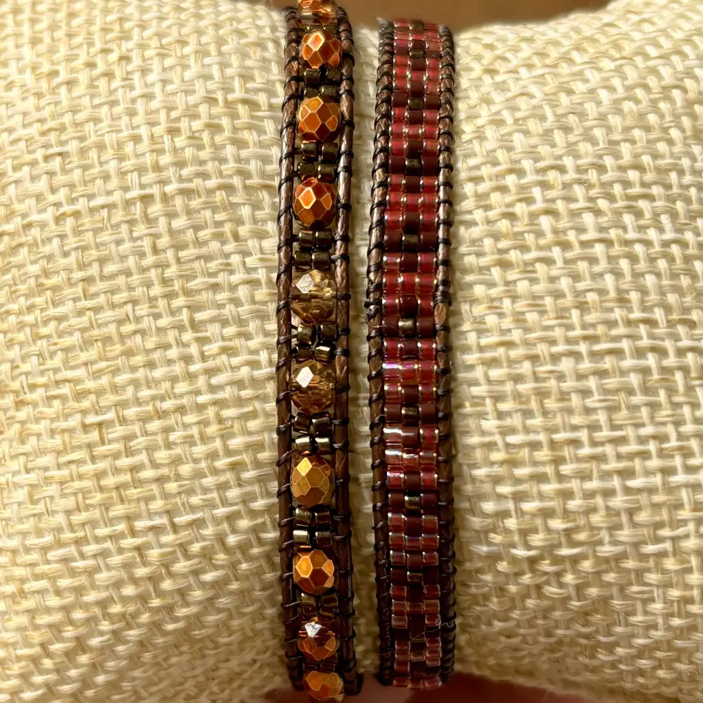 Double marron bronze