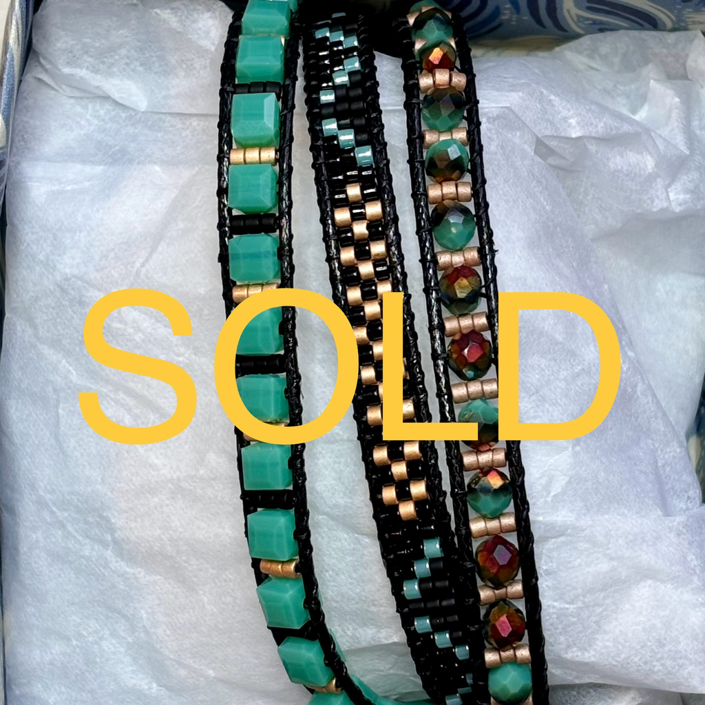 Triple SQUARE turquoise 