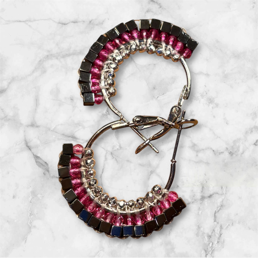 BO tissage Rose & Argent 